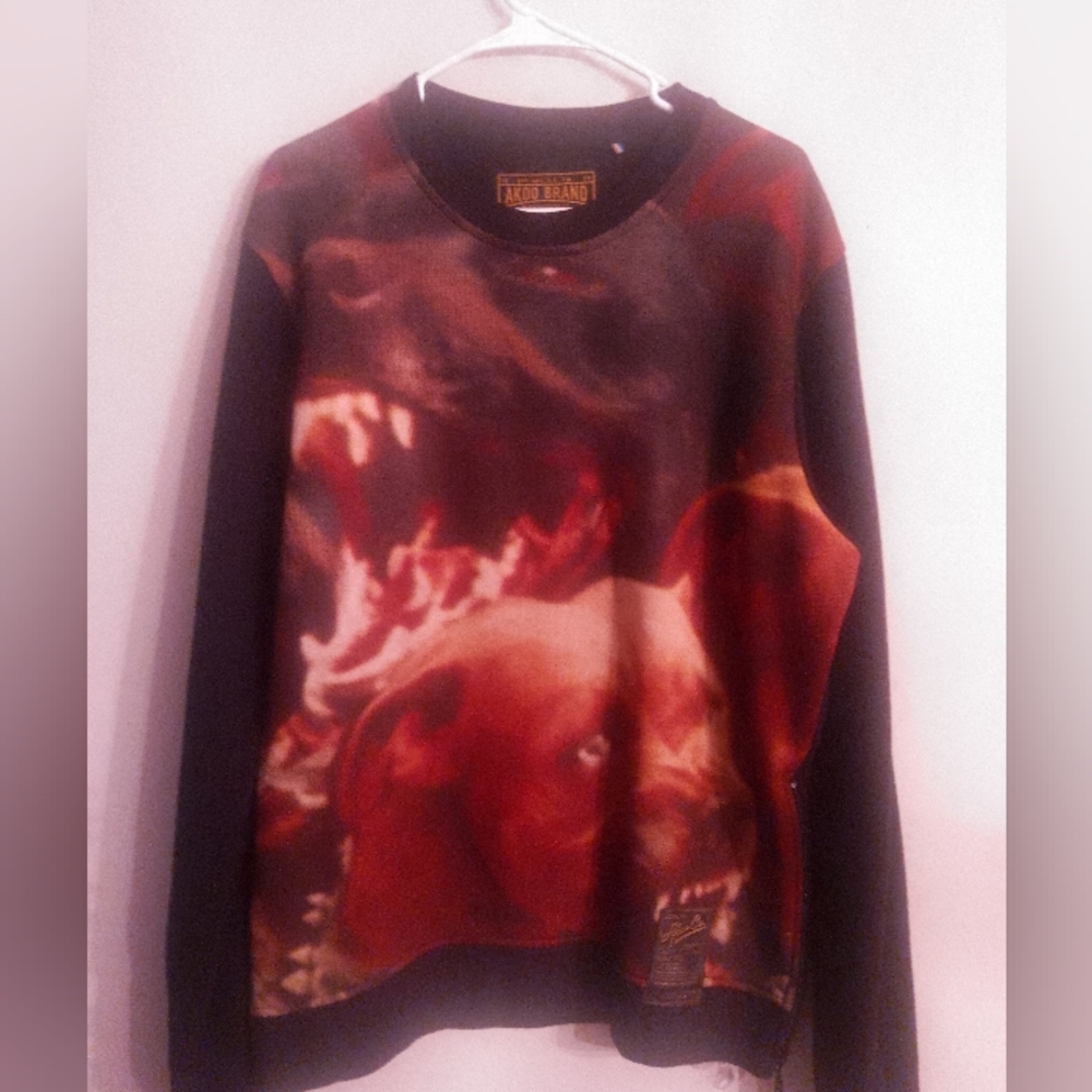 Akoo pitbull crew neck long sleeve